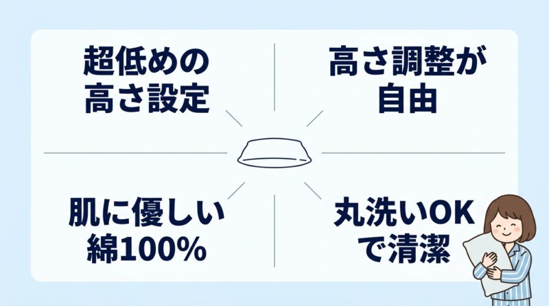 枕を使わない人の枕 くるくるの特徴を徹底解説