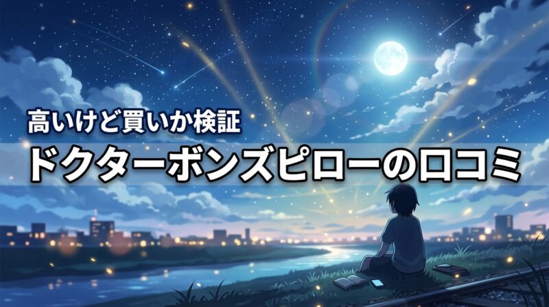 Dr.Bones Pillow(ドクターボンズピロー)の口コミ！高いが買い？