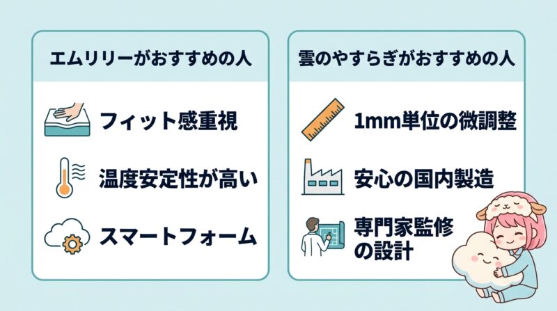 どちらがおすすめ？