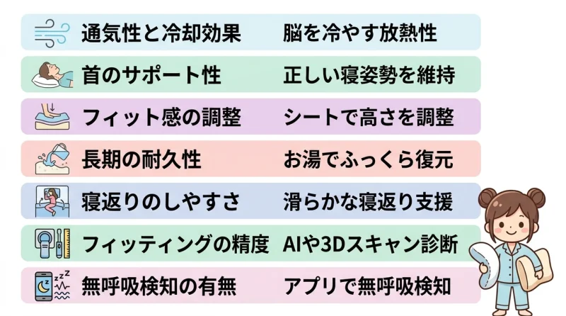 機能と寝心地を徹底比較