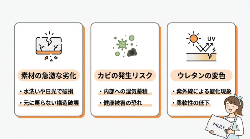 誤った手入れによるデメリット