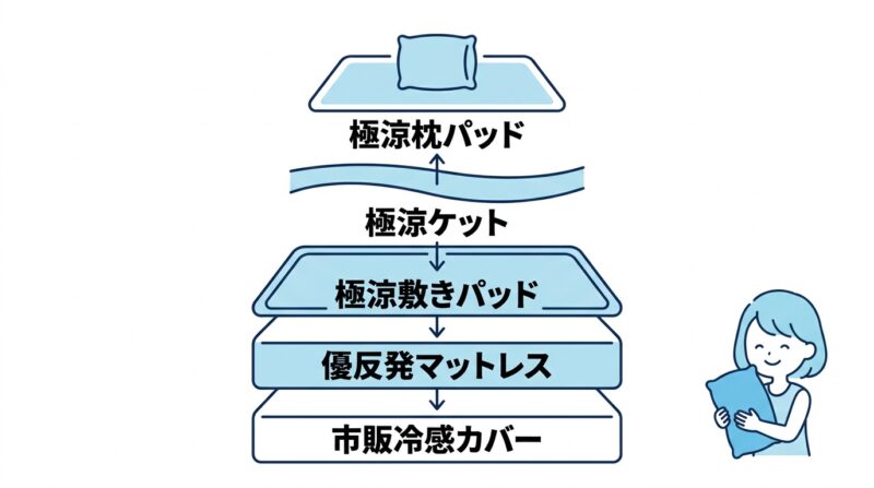 暑い夜に役立つエムリリーの冷感アイテム